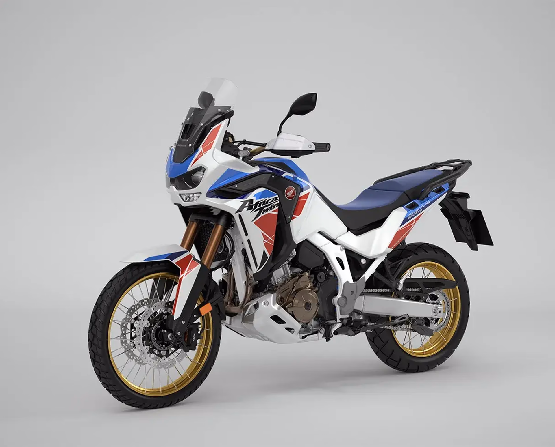 Perspectiva 3/4 frontal esquerda da CRF 1100L Africa Twin Adventure Sports ES - 21 de 24