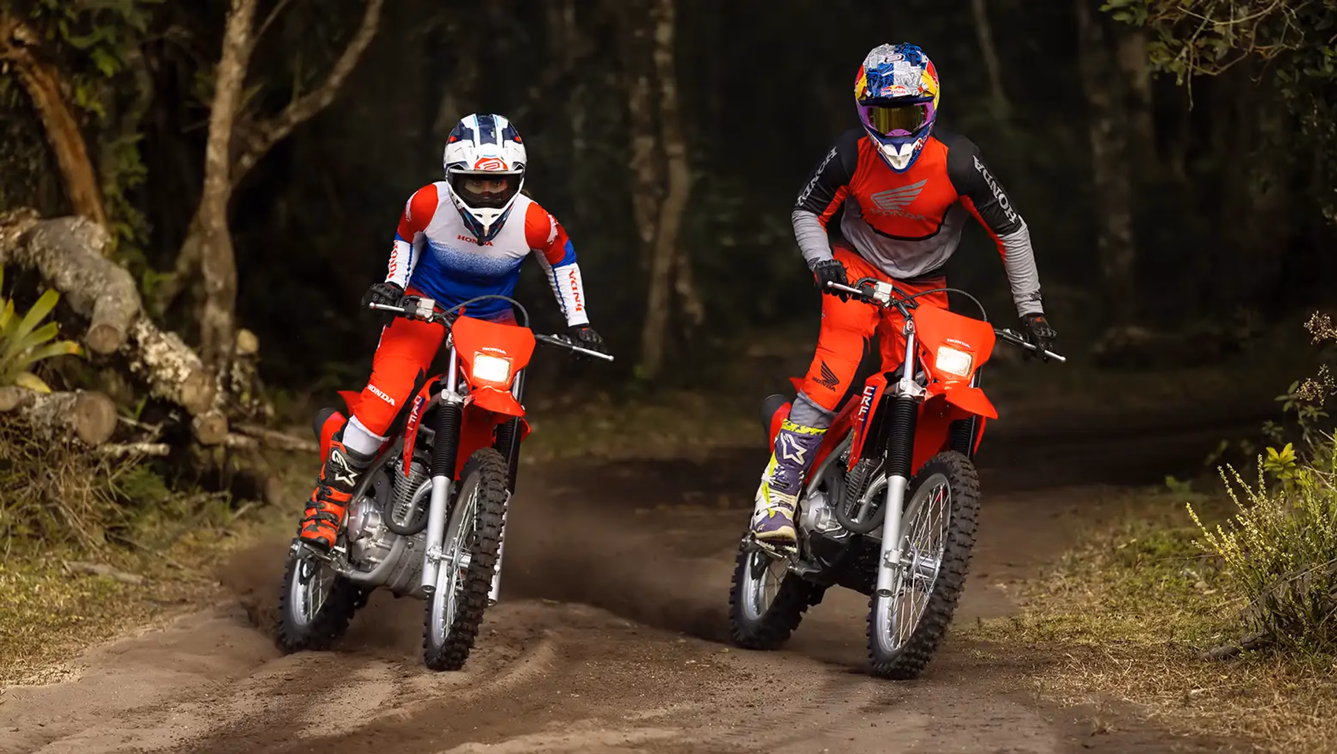 CRF 300F em ação em trilha off-road - 4 de 7