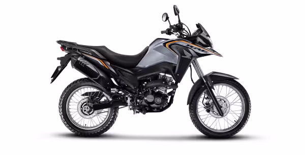 XRE 190 vista lateral cinza