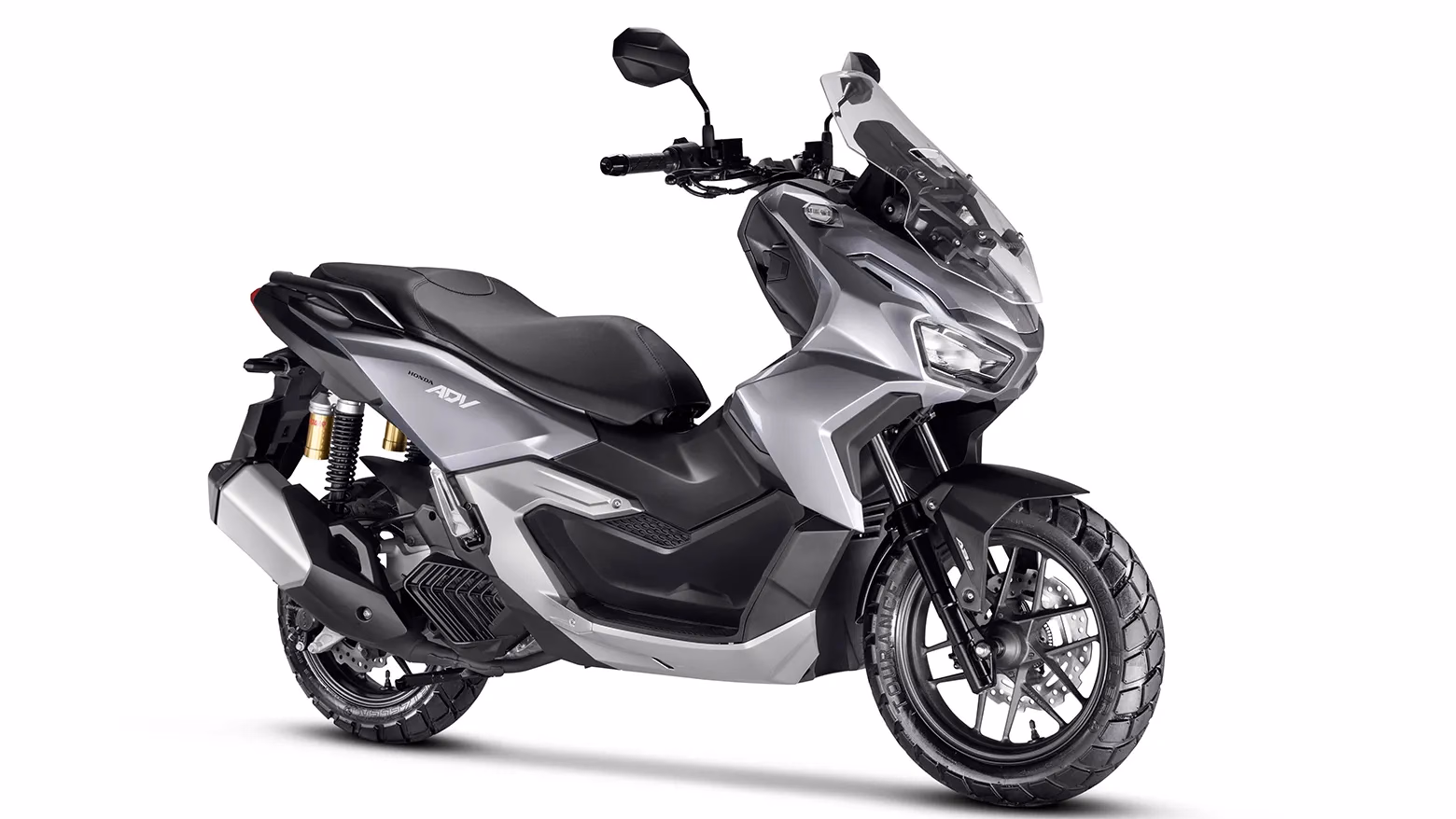 Honda ADV prata vista lateral dianteira direita - 1 de 8