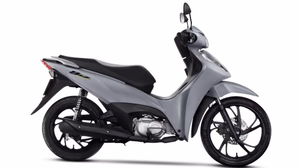 Moto Honda Biz 125 City Galeria De Fotos Lateral Direita Cinza Completa