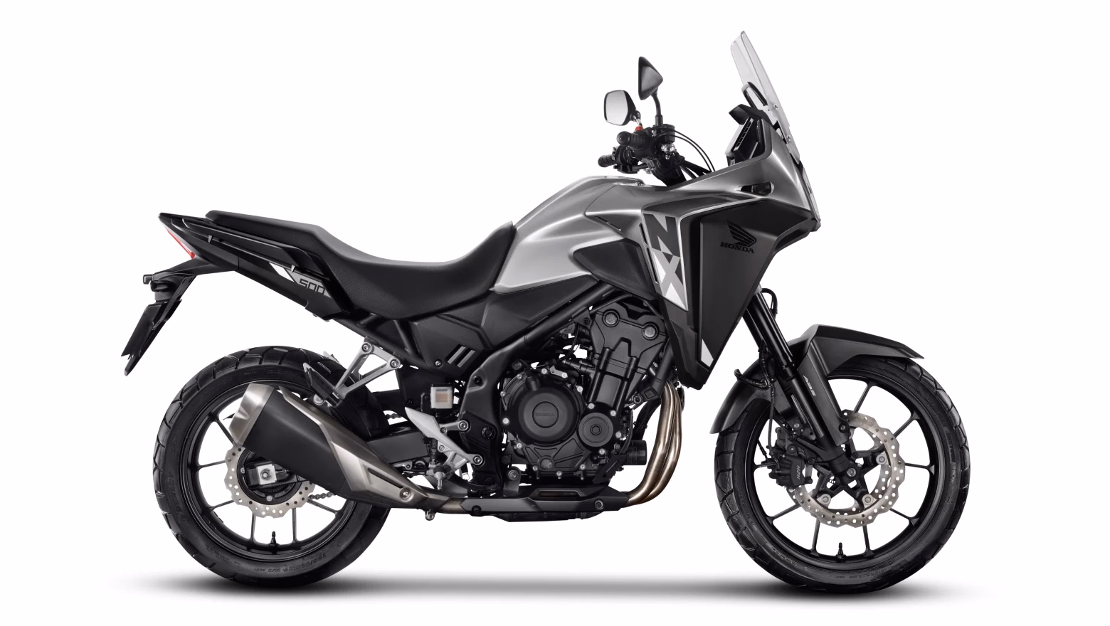 Moto Honda Nx 500 Galeria Lateral Direita Prata - 15 de 17